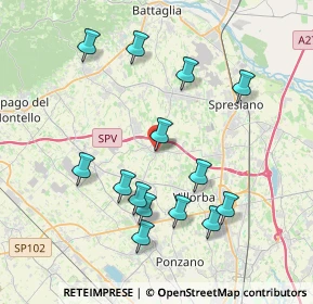 Mappa Piazza della Vittoria, 31050 Povegliano TV, Italia (3.86857)