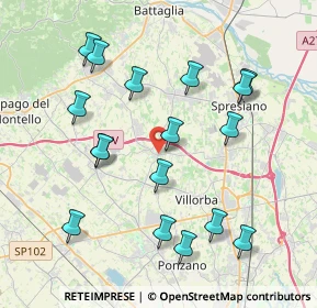Mappa Piazza della Vittoria, 31050 Povegliano TV, Italia (4.10941)