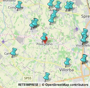 Mappa Piazza della Vittoria, 31050 Povegliano TV, Italia (2.7265)