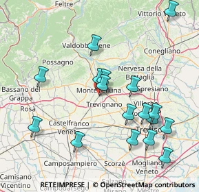 Mappa Via S. Gaetano, 31044 Montebelluna TV, Italia (16.57412)