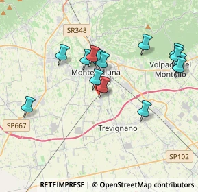 Mappa Via S. Gaetano, 31044 Montebelluna TV, Italia (3.72571)