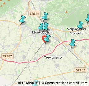 Mappa Via S. Gaetano, 31044 Montebelluna TV, Italia (4.59818)