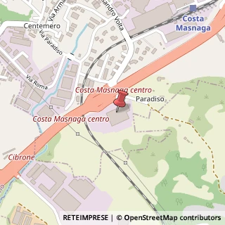 Mappa Via Paradiso, 20, 23845 Costa Masnaga, Lecco (Lombardia)