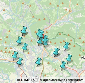 Mappa Strada Statale, 24018 Villa d'Almè BG, Italia (3.64647)