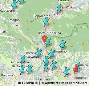 Mappa Strada Statale, 24018 Villa d'Almè BG, Italia (2.60647)