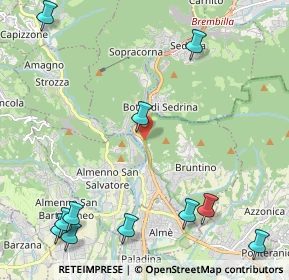 Mappa Strada Statale, 24018 Villa d'Almè BG, Italia (3.02182)