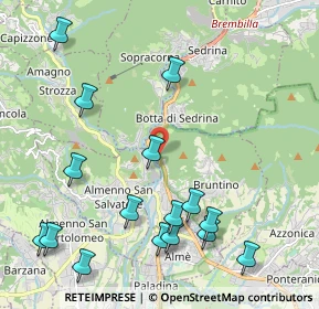 Mappa Strada Statale, 24018 Villa d'Almè BG, Italia (2.52375)