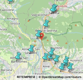 Mappa Strada Statale, 24018 Villa d'Almè BG, Italia (2.572)