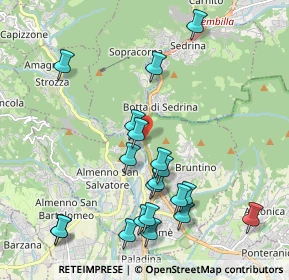 Mappa Strada Statale, 24018 Villa d'Almè BG, Italia (2.187)