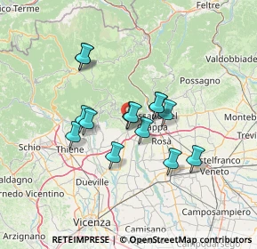 Mappa Via Salarola, 36063 Marostica VI, Italia (10.57786)