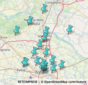 Mappa Via Monsignore Ferruccio Condotta, 31027 Spresiano TV, Italia (8.3645)