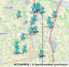 Mappa Via Monsignore Ferruccio Condotta, 31027 Spresiano TV, Italia (2.082)