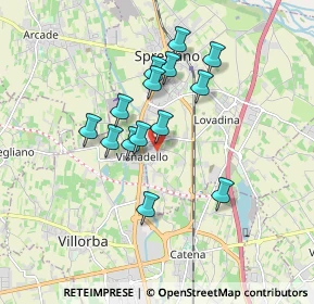 Mappa Via Monsignore Ferruccio Condotta, 31027 Spresiano TV, Italia (1.43786)