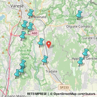 Mappa Via Cervino, 21040 Venegono Superiore VA, Italia (5.55917)