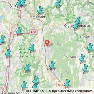 Mappa Via Cervino, 21040 Venegono Superiore VA, Italia (7.151)