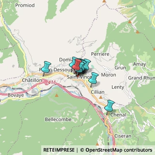 Mappa Viale Duca D'Aosta, 11027 Saint-Vincent AO, Italia (0.57538)