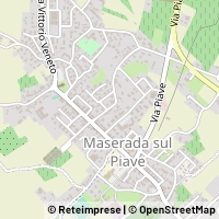 Hartă Maserada sul Piave