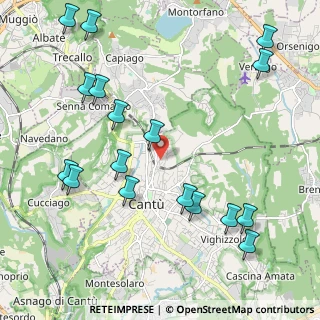 Mappa Via Cervino, 22063 Cantù CO, Italia (2.50941)