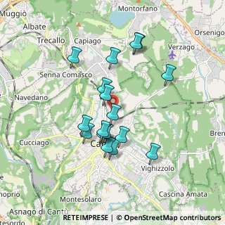 Mappa Via Cervino, 22063 Cantù CO, Italia (1.57294)