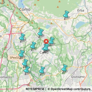Mappa Via Cervino, 22063 Cantù CO, Italia (4.03583)
