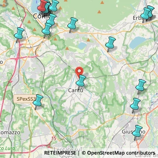 Mappa Via Cervino, 22063 Cantù CO, Italia (7.0585)