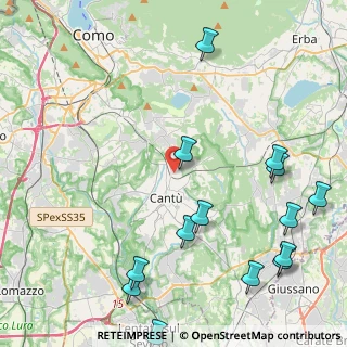 Mappa Via Cervino, 22063 Cantù CO, Italia (5.68071)