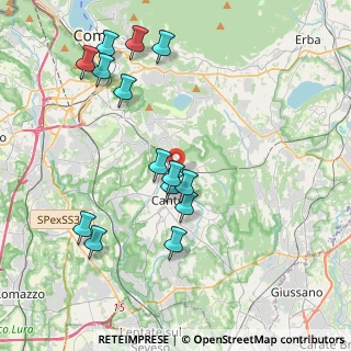 Mappa Via Cervino, 22063 Cantù CO, Italia (4.10857)