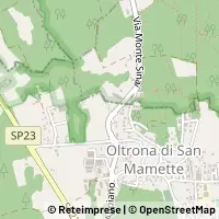 Mapa Oltrona di San Mamette