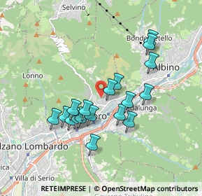 Mappa Via Piazzo, 24027 Nembro BG, Italia (1.57056)