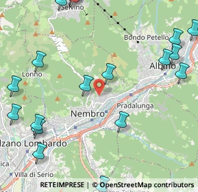 Mappa Via Piazzo, 24027 Nembro BG, Italia (3.0405)