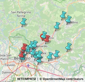 Mappa Via Piazzo, 24027 Nembro BG, Italia (7.604)