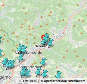 Mappa Via Piazzo, 24027 Nembro BG, Italia (5.719)