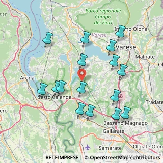Mappa Via San Giacomo, 21029 Vergiate VA, Italia (7.91938)