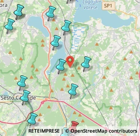 Mappa Via San Giacomo, 21029 Vergiate VA, Italia (6.2885)