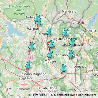 Mappa 21040 Venegono Superiore VA, Italia (6.98)