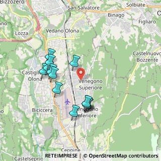 Mappa 21040 Venegono Superiore VA, Italia (1.71154)