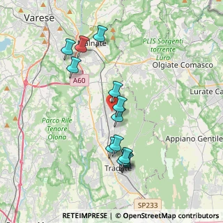 Mappa 21040 Venegono Superiore VA, Italia (3.64923)