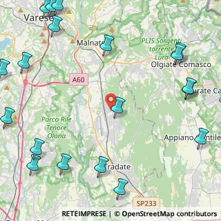 Mappa 21040 Venegono Superiore VA, Italia (6.8115)
