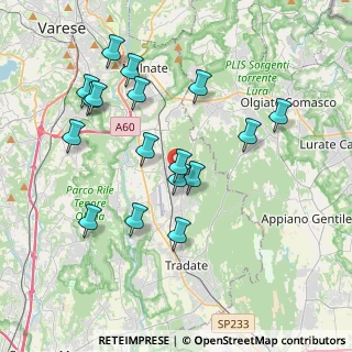 Mappa 21040 Venegono Superiore VA, Italia (3.83353)