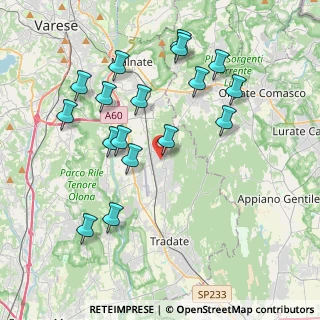 Mappa 21040 Venegono Superiore VA, Italia (4.01059)