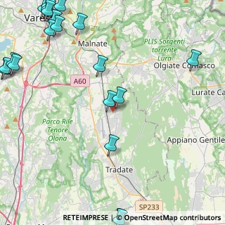 Mappa 21040 Venegono Superiore VA, Italia (6.8775)