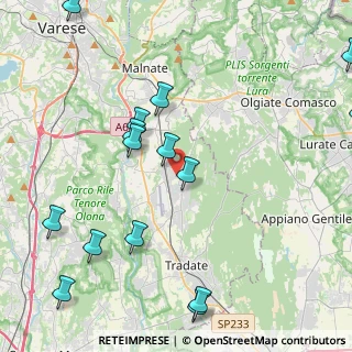 Mappa 21040 Venegono Superiore VA, Italia (5.62313)