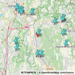 Mappa 21040 Venegono Superiore VA, Italia (5.71235)