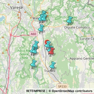 Mappa 21040 Venegono Superiore VA, Italia (3.47429)