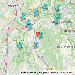 Mappa 21040 Venegono Superiore VA, Italia (4.38636)