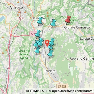 Mappa 21040 Venegono Superiore VA, Italia (2.43545)