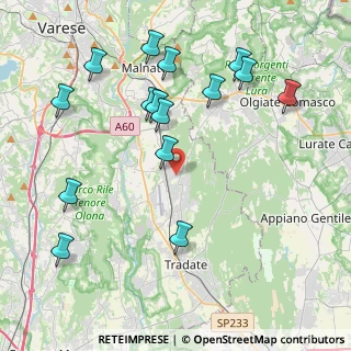 Mappa 21040 Venegono Superiore VA, Italia (4.56133)