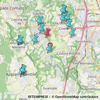 Mappa Via IV Novembre, 22070 Bulgarograsso CO, Italia (2.37438)