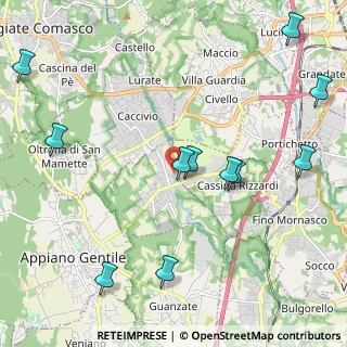 Mappa Via IV Novembre, 22070 Bulgarograsso CO, Italia (2.56364)