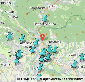 Mappa Via Ventolosa, 24018 Villa d'Almè BG, Italia (2.348)